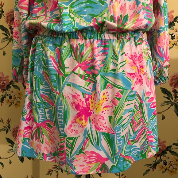 🍃🌸 Lilly Pulitzer Romper Sz X-Large 🌸🍃